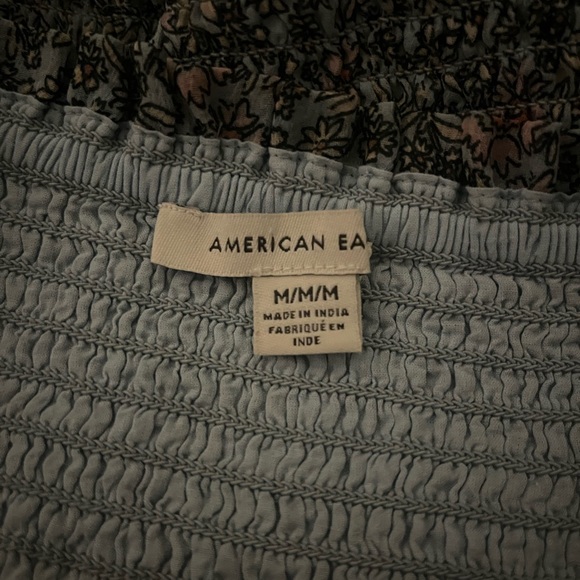 American Eagle Outfitters Paisley Smocked Blouse - Picture 3 of 3